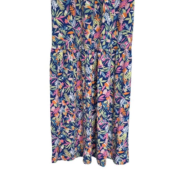 Women's - LOFT Beach Floral Ruffle Sleeve Maxi Dress, Size Small - Picture 5 of 10